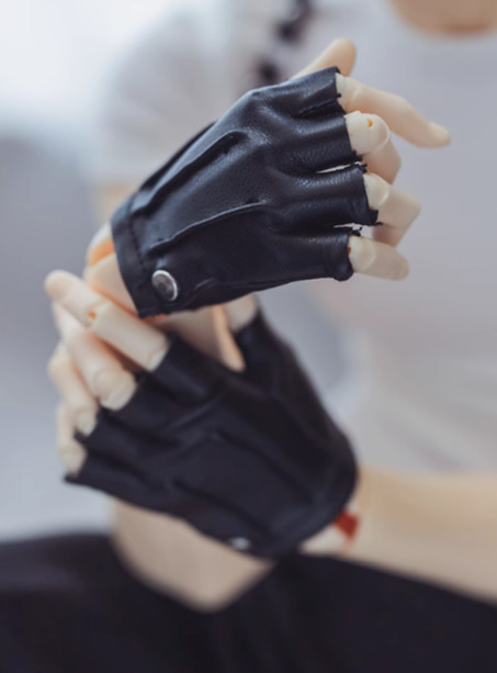 指抜きグローブ・黒（70cm対応）｜DOLK（ドルク）