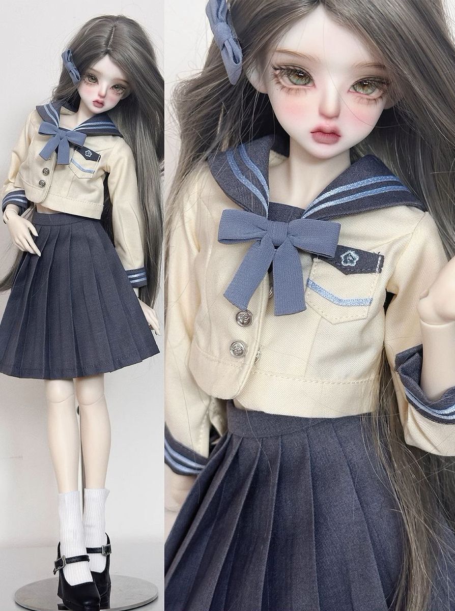 椿岐セーラーA ロングスカート (40cm,MDD,MSD対応)（MiniDD）｜DOLK