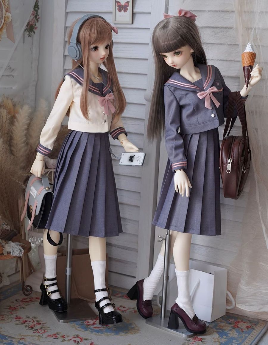 椿岐セーラーB ショートスカート (40cm/mdd/msd)（MiniDD）｜DOLK