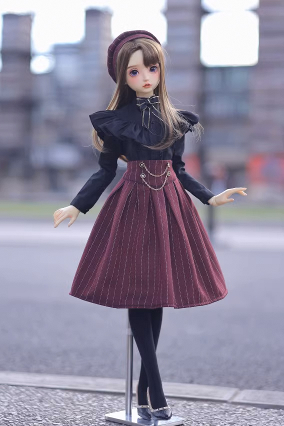 クラシカルブラックドレスセット（40cm,MSD対応）（MSD）｜DOLK（ドルク）