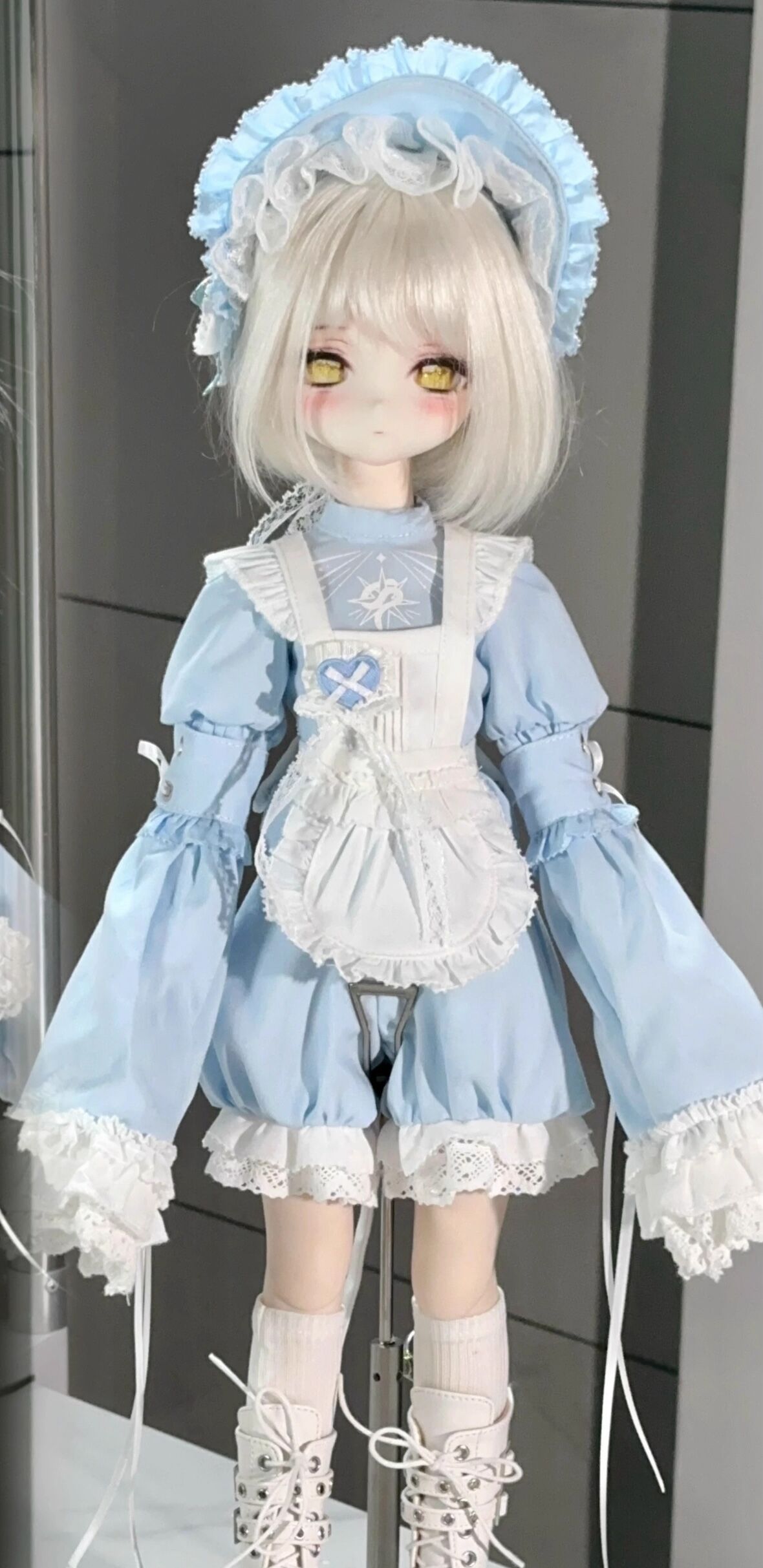 萌袖ロリータメイド服：ズボン/ブラック（40cm,MDD対応）（MiniDD