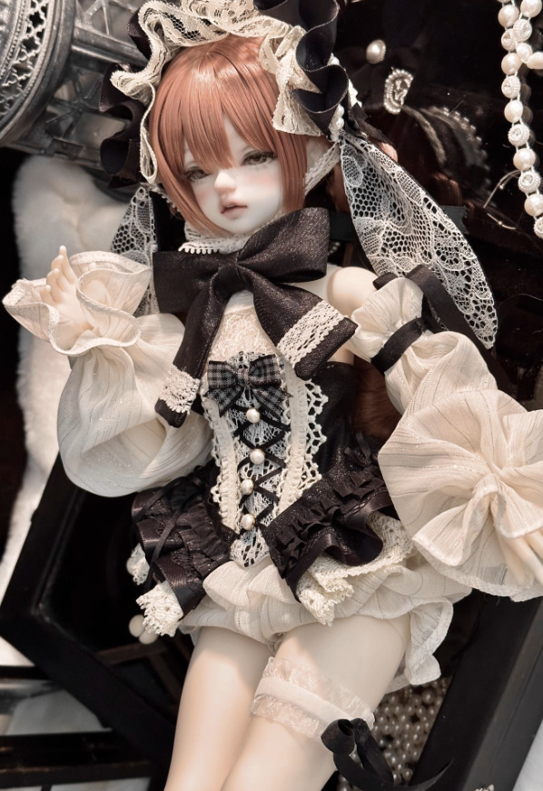 コルセットドレスセット「兎のお茶会」：ミックス（40cm,MDD対応