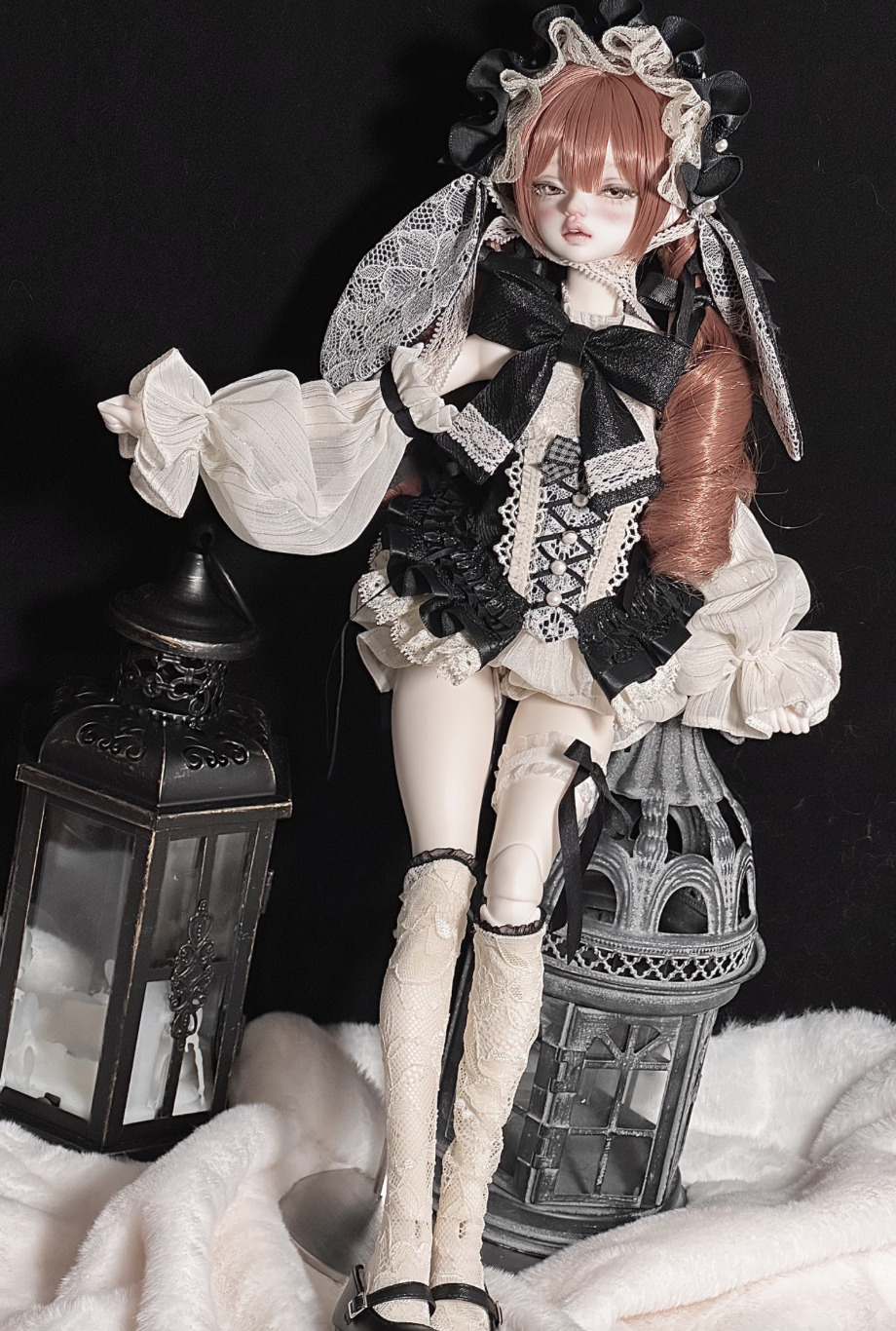 コルセットドレスセット「兎のお茶会」：ミックス（40cm,MDD対応