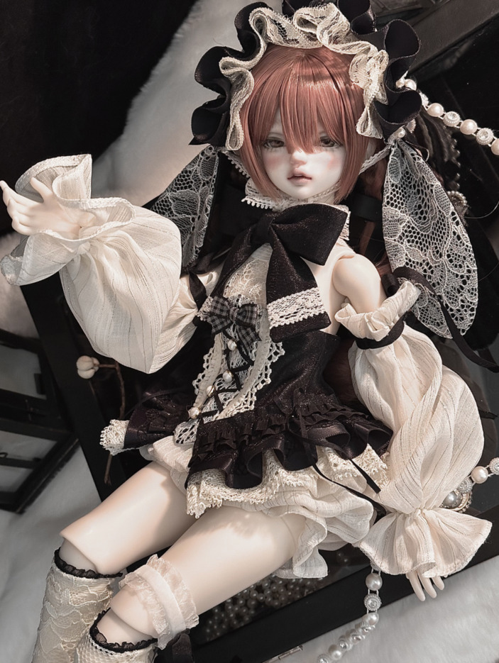 コルセットドレスセット「兎のお茶会」：ミックス（40cm,MDD対応
