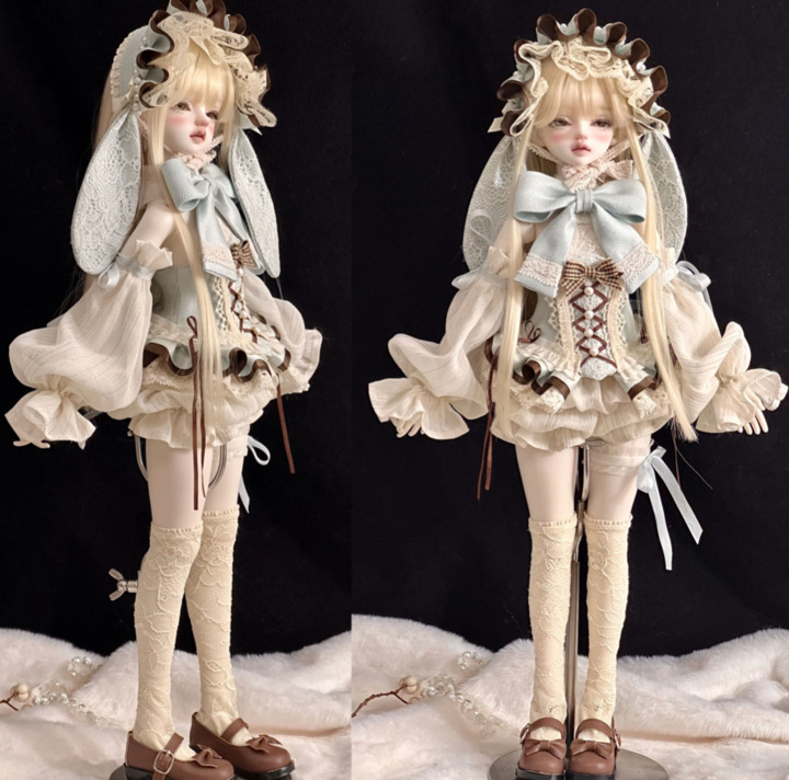 コルセットドレスセット「兎のお茶会」：ミックス（40cm,MDD対応