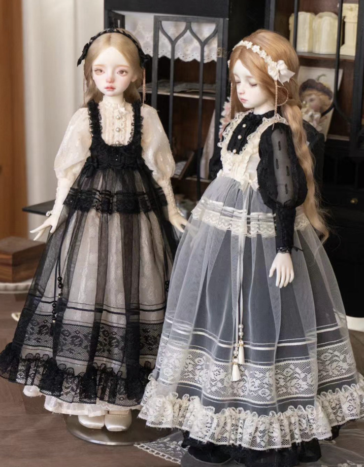 フローラルガーデンドレスセット：ホワイト（40cm,MSD対応）（MSD