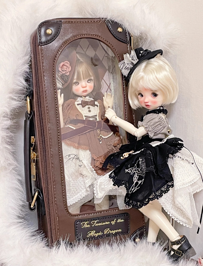 クラシックドールバッグ：ピンク（30cm対応）（YoSD）｜DOLK（ドルク）