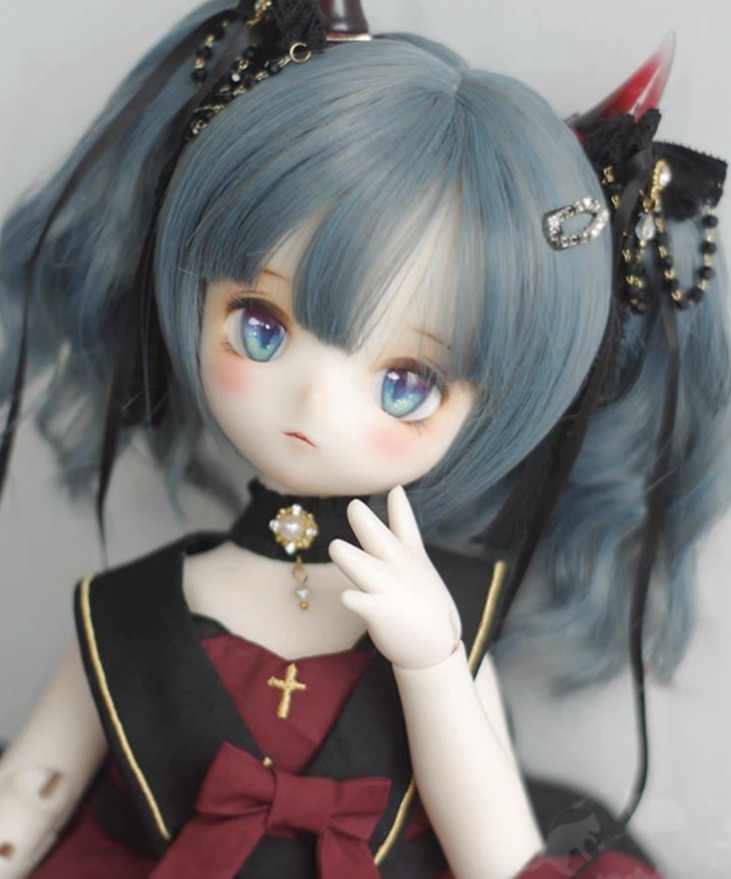 ウェーブゆるツインテール：ブロンド（7-8inch）｜DOLK（ドルク）