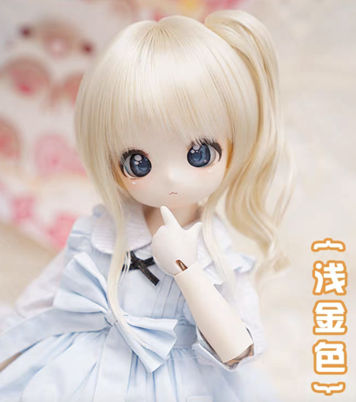 サイドテールヘア：ライトブロンド（8-9inch対応）｜DOLK（ドルク）