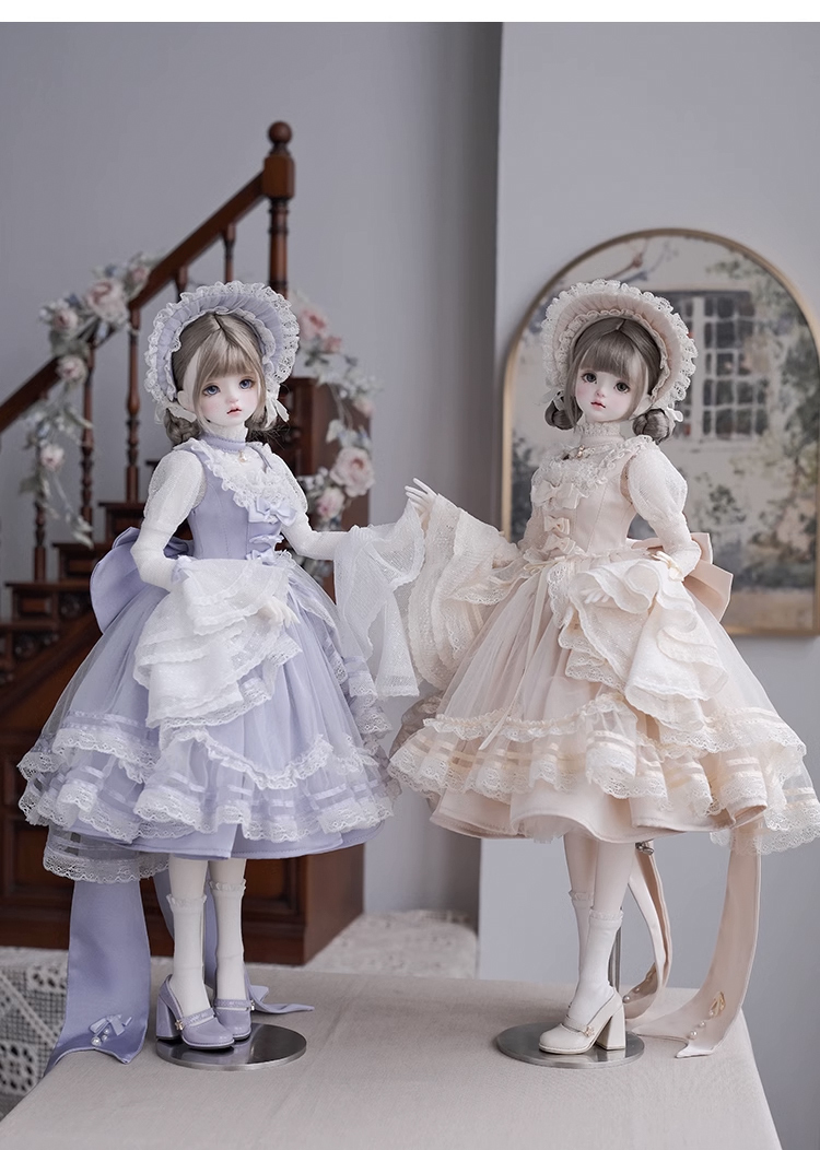 60cmドールドレス 60センチドール・フリーサイズドレスできてます♪＠ドルチェさま委託