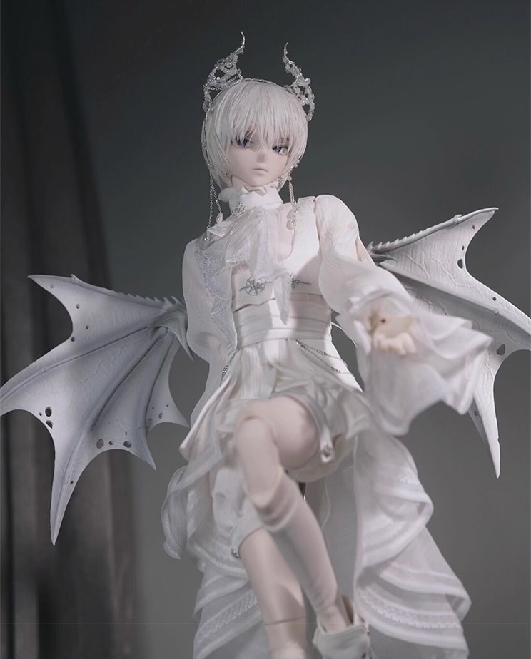 ゴシックレースドレスセット・ヴァルゴ：ショートVer./ホワイト（62cm