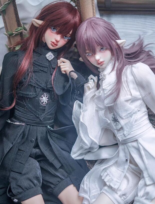 ゴシックレースドレスセット・ヴァルゴ：ロングVer./ブラック（62cm