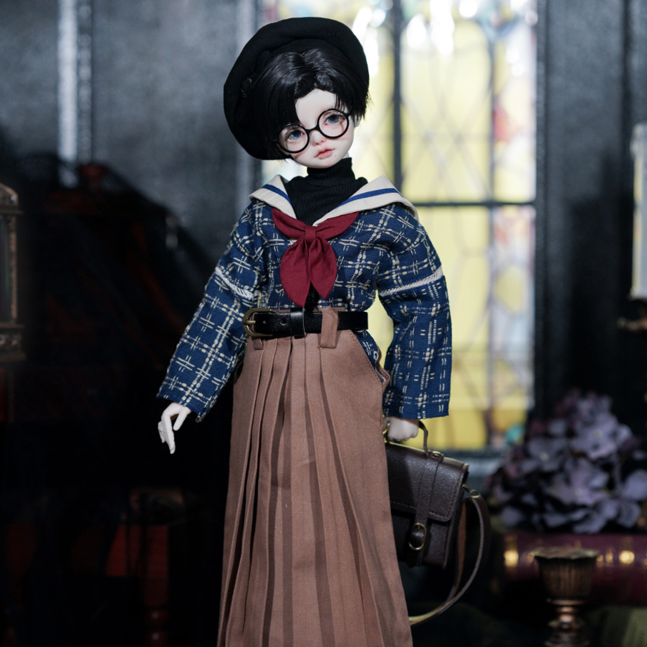 大正浪漫学生服：青（40cm,MDD対応）（MSD）｜DOLK（ドルク）