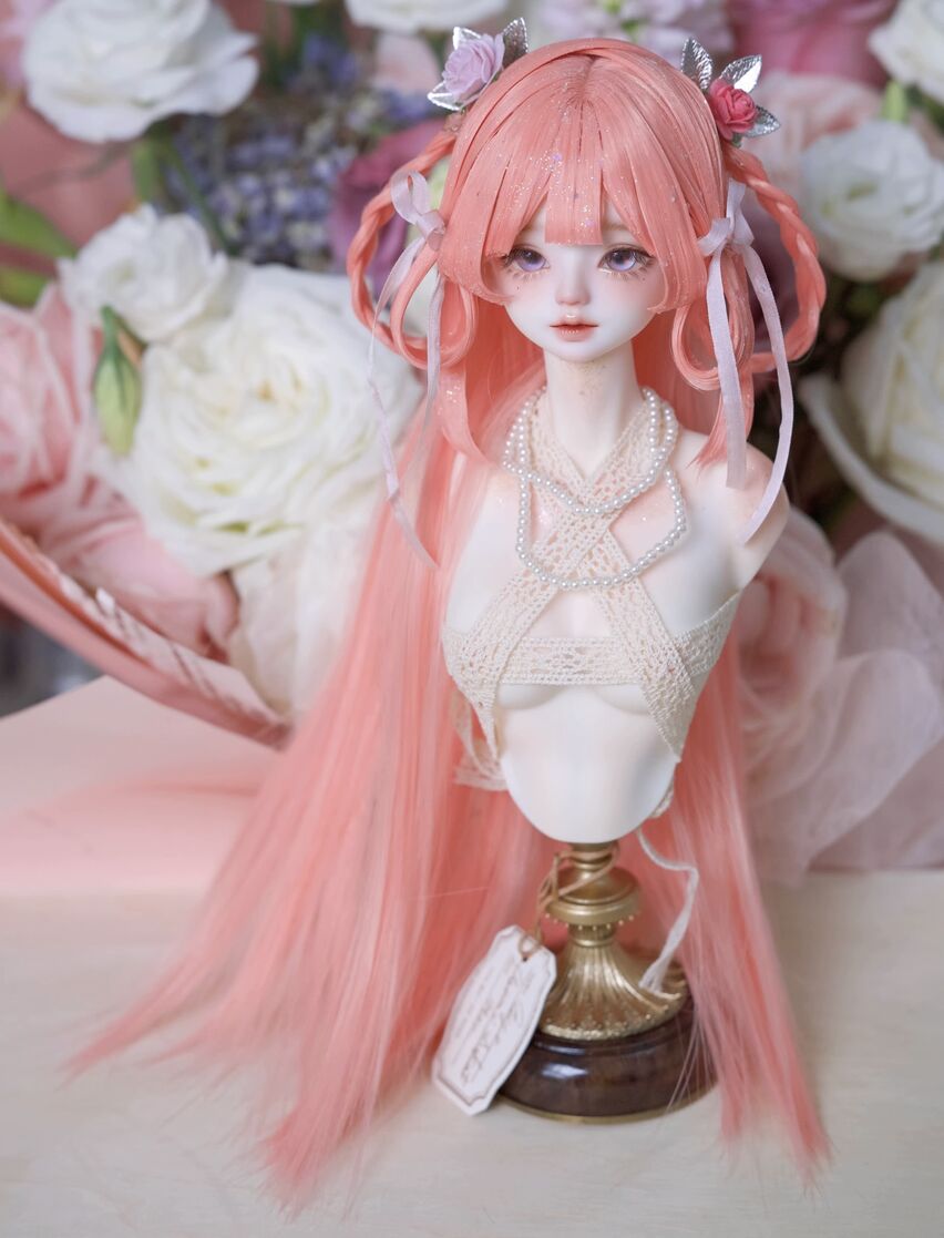 ツインサークルヘア：ピンク（8-9inch）｜DOLK（ドルク）