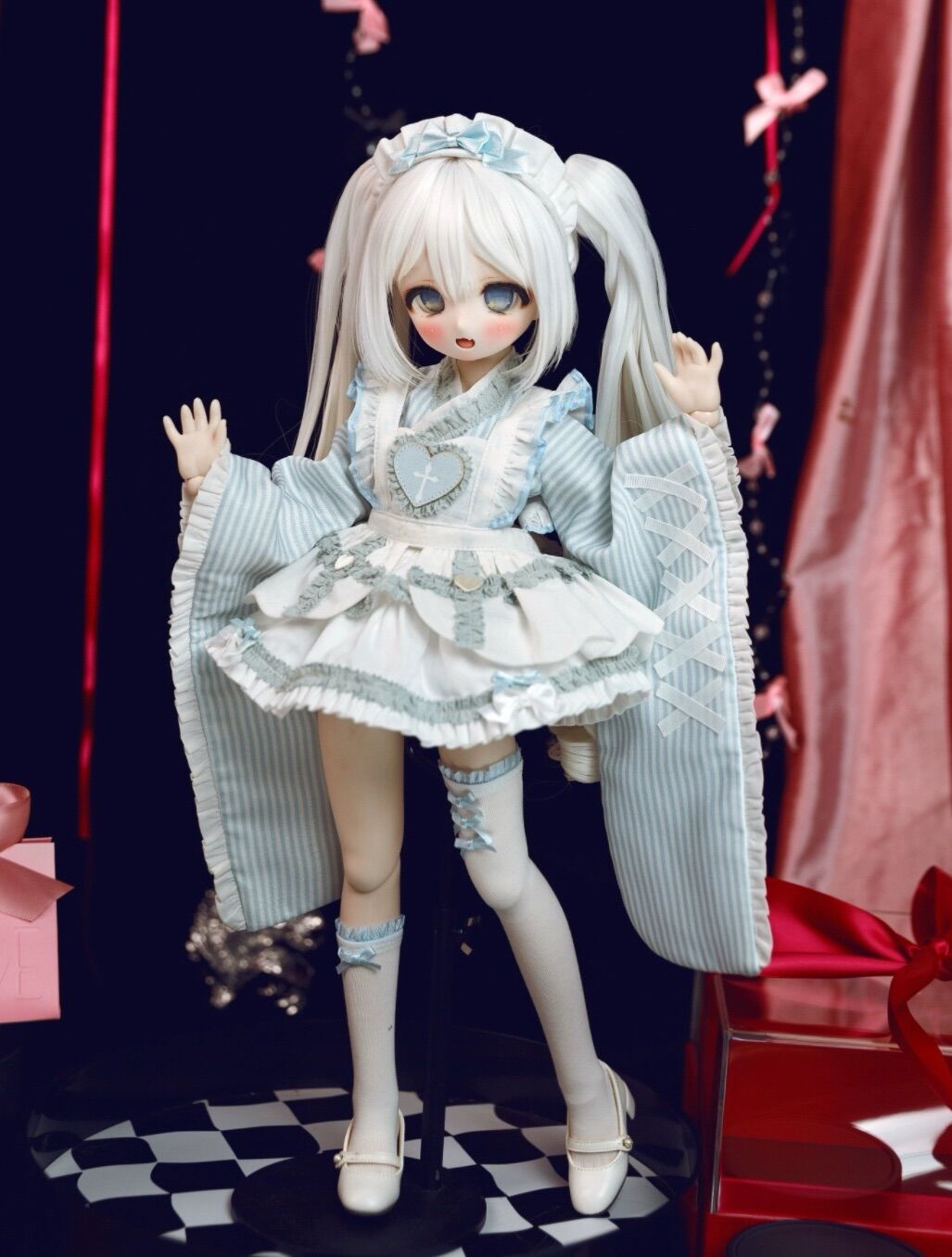 着物風メイドドレス- 天使界隈 (40cm対応)（MSD）｜DOLK（ドルク）