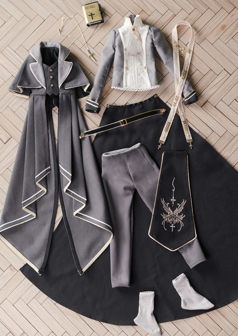 ファンタジックパスタードレス：灰燼牧師（40cm対応）（MiniDD）｜DOLK