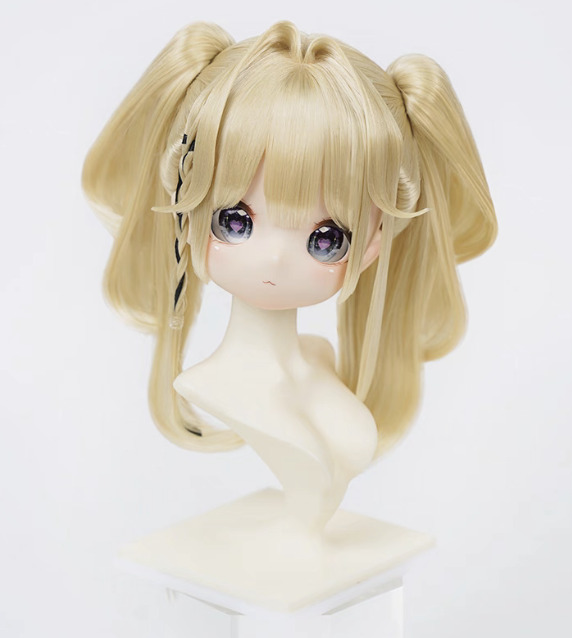 インテークツインテールヘア：ライトゴールド（8-9inch）｜DOLK（ドルク）