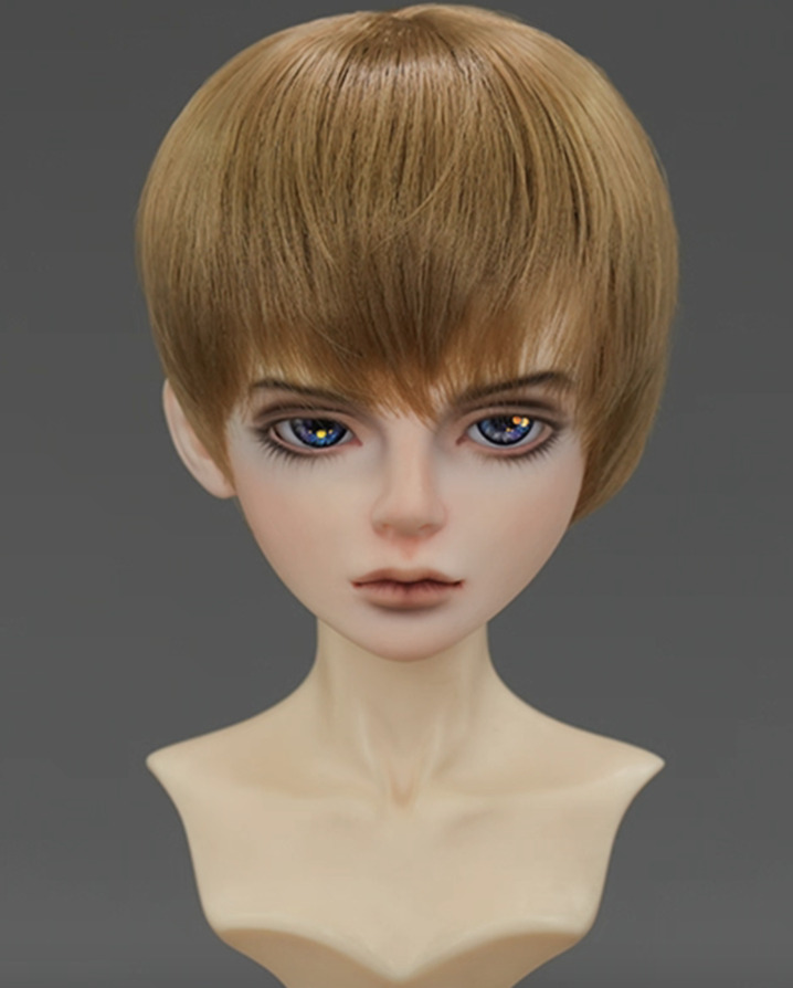 ショートウィッグ - アッシュグレー 【21cm~22cm:8-9inch】｜DOLK