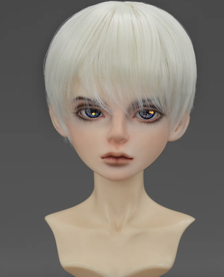 ショートウィッグ - アッシュグレー 【21cm~22cm:8-9inch】｜DOLK