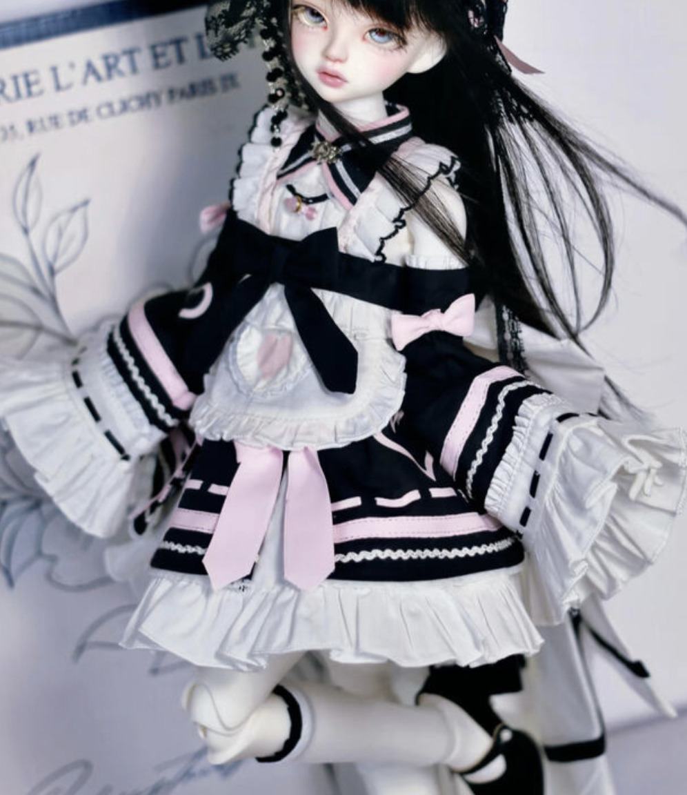 中華風メイド服セット：ブルー（40cm対応）（MSD）｜DOLK（ドルク）