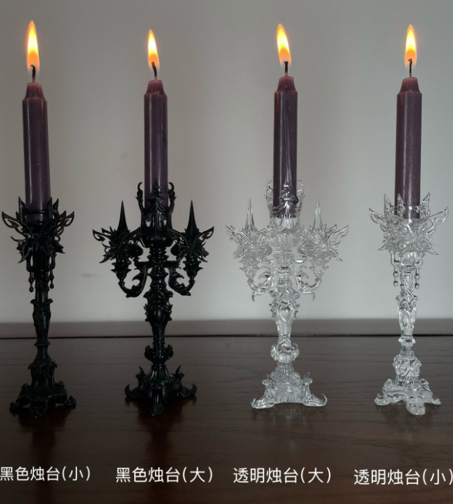 ゴシック・キャンドルホルダー：ブラック/大（60cm対応）（DD）｜DOLK