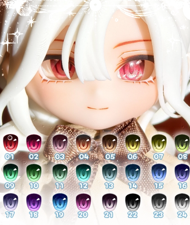 アニメグラスアイ：縦長瞳孔09グリーン（10mm）｜DOLK（ドルク）