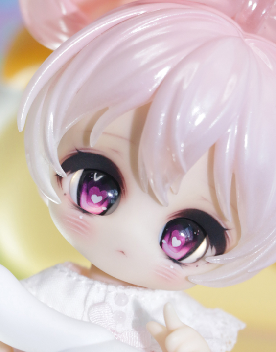 ハートアニメアクリルアイ：ピンク05（10mm）｜DOLK（ドルク）