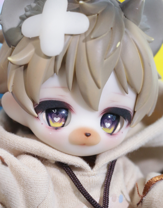 ハートアニメアクリルアイ：ピンク05（10mm）｜DOLK（ドルク）