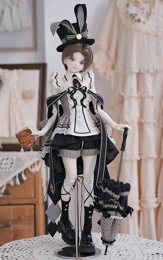 期間限定】Ode to Stripes Pants Style - Black × White（MiniDD