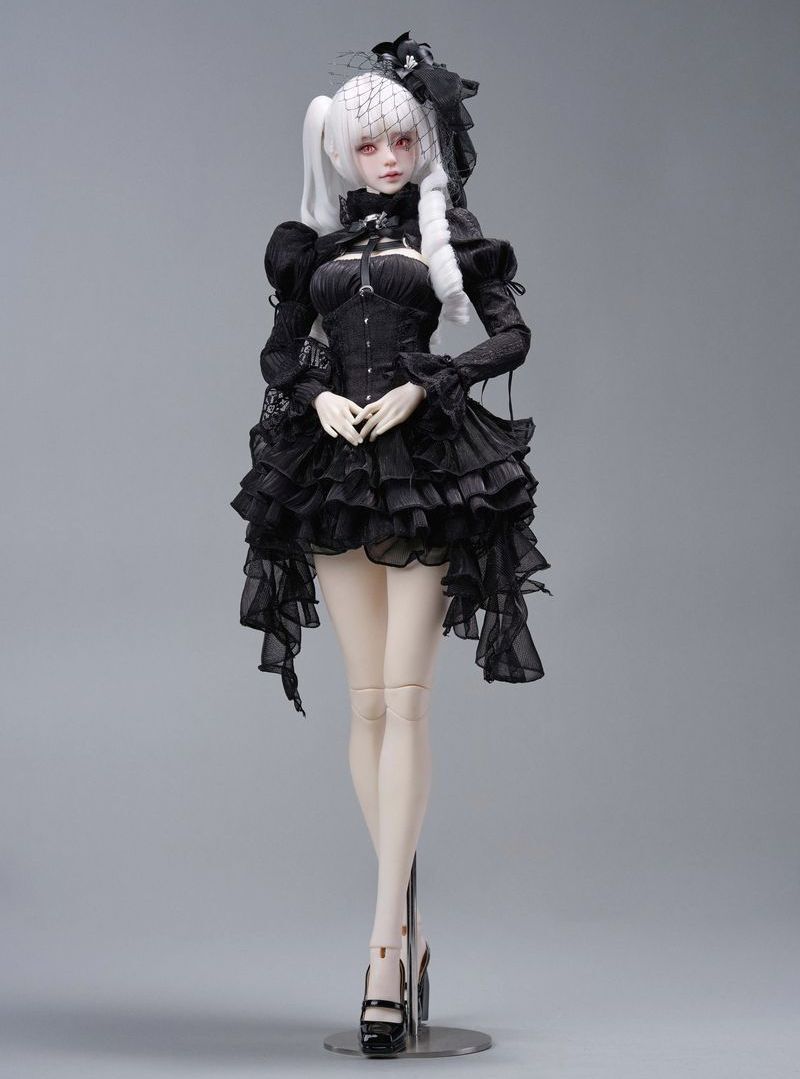 ドール用　DOLL HEART ドレスセット miucat ウィッグ 期間限定】Heart Black Set: 68cm｜DOLK（ドルク）