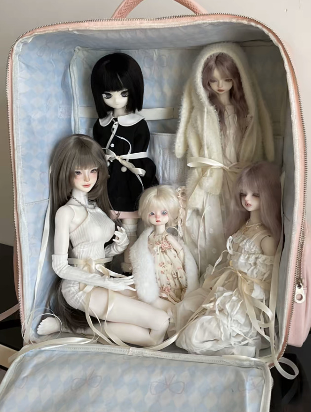 ドールキャリーリュック：ピンク（40cm,50cm,60cm,70cm対応）（MSD・DD