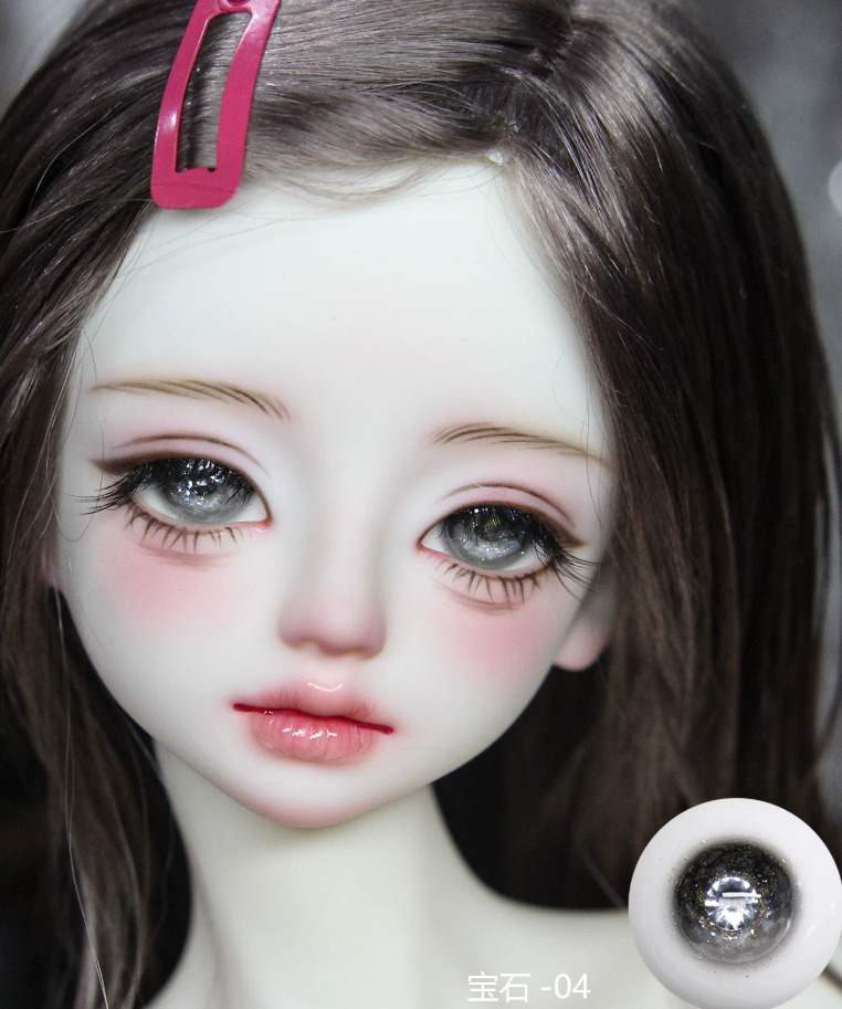 石膏レジンアイ：ジュエル04オブシディアン（14mm）｜DOLK（ドルク）