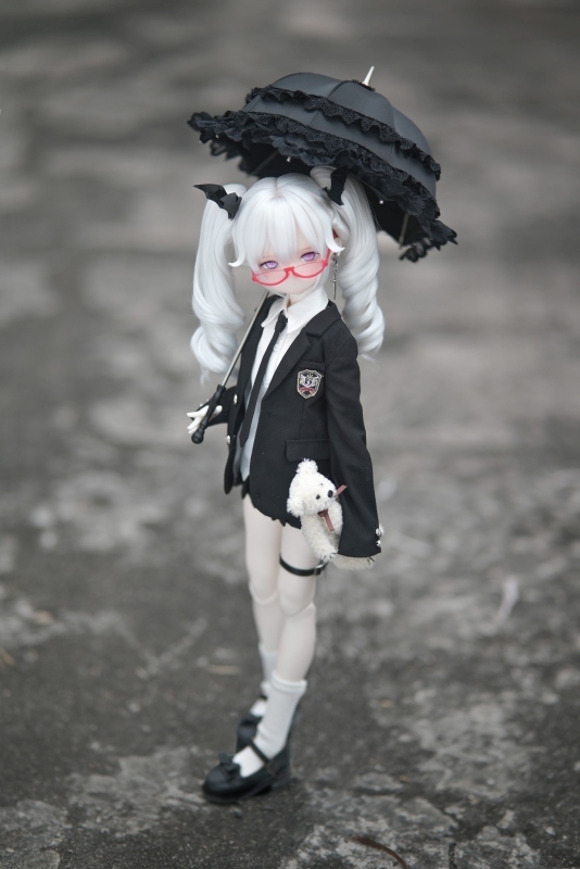 【希少】ディアルガドール　タグ付き DOLK×CRUSH 特別受注】Tulip Lace Parasol Black＋Handle(I:Black