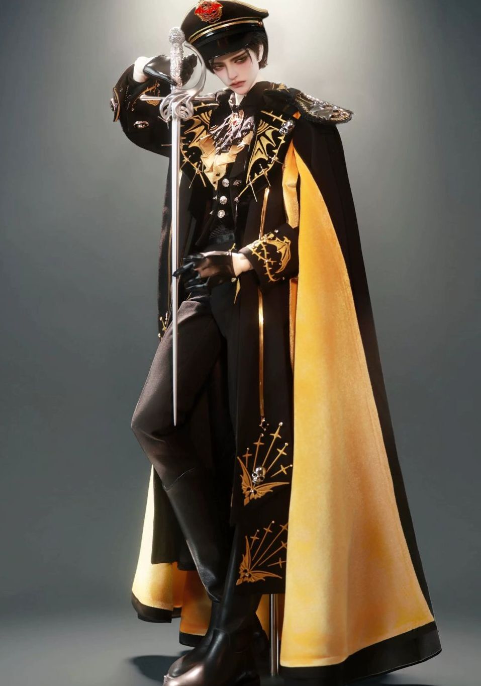 期間限定】Dark Uniform -Owl Cloak Black Gold: LOONG73｜DOLK（ドルク）