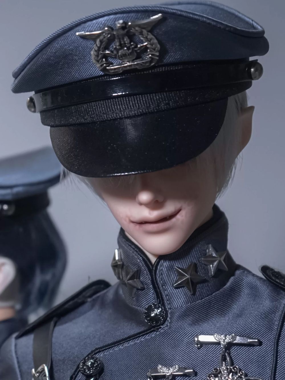 期間限定】[Falcon] Silver Black Set+ Hat: SD17（SD17 Boy）｜DOLK