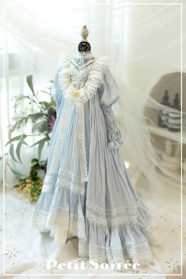 大きな子用 ˚✧₊⁎❤︎ アンティークビスクドールドレス ❤︎⁎⁺˳✧༚ 数量＆期間限定】French doll dress (for SD9~SDGR): Beige（SD Girl