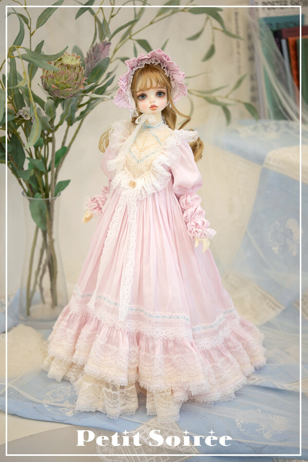 数量＆期間限定】French doll dress (for SD9~SDGR): Pink（SD Girl