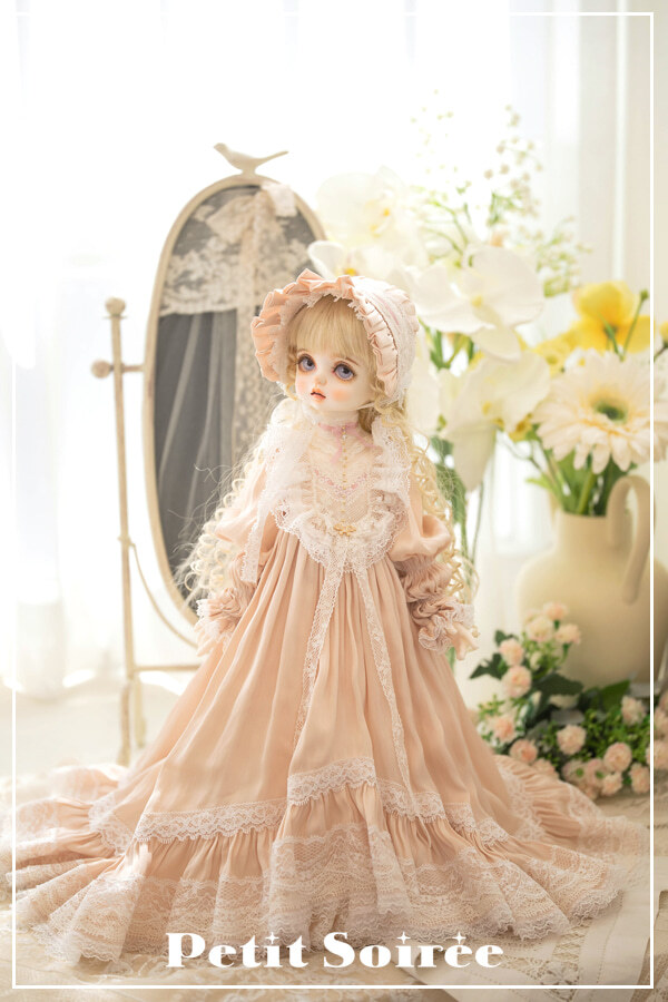 数量＆期間限定】French doll dress (for SD9~SDGR): Beige（SD Girl