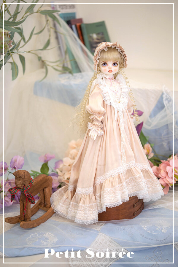 数量＆期間限定】French doll dress (for SD9~SDGR): Beige（SD Girl