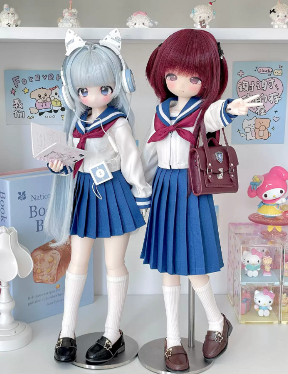 長袖セーラー服：ロングスカート（40cm,MDD対応サイズ）（MiniDD 