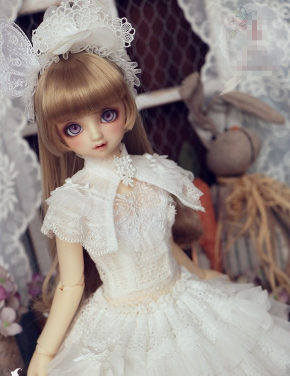 白蝶のワンピースドレスセット - 40cm(MSD)size（MSD）｜DOLK（ドルク）