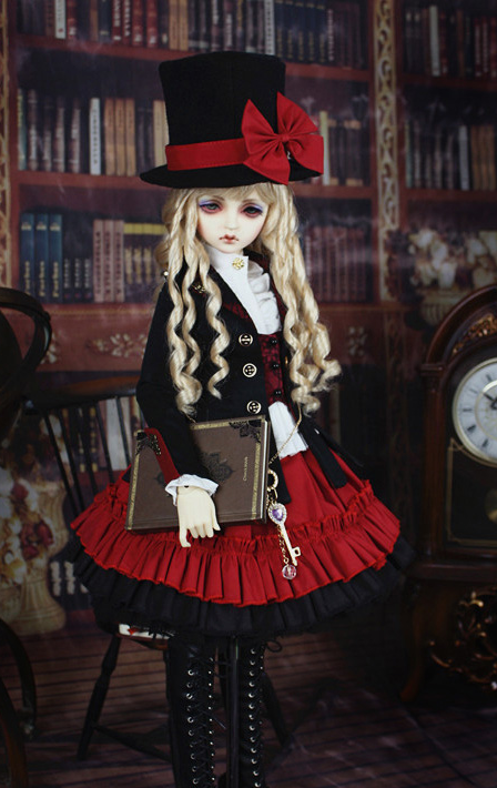 レトロスカートドレス　SD13girl レトロドレス- 60cm(SDGirl)（SD13 Girl）｜DOLK（ドルク）