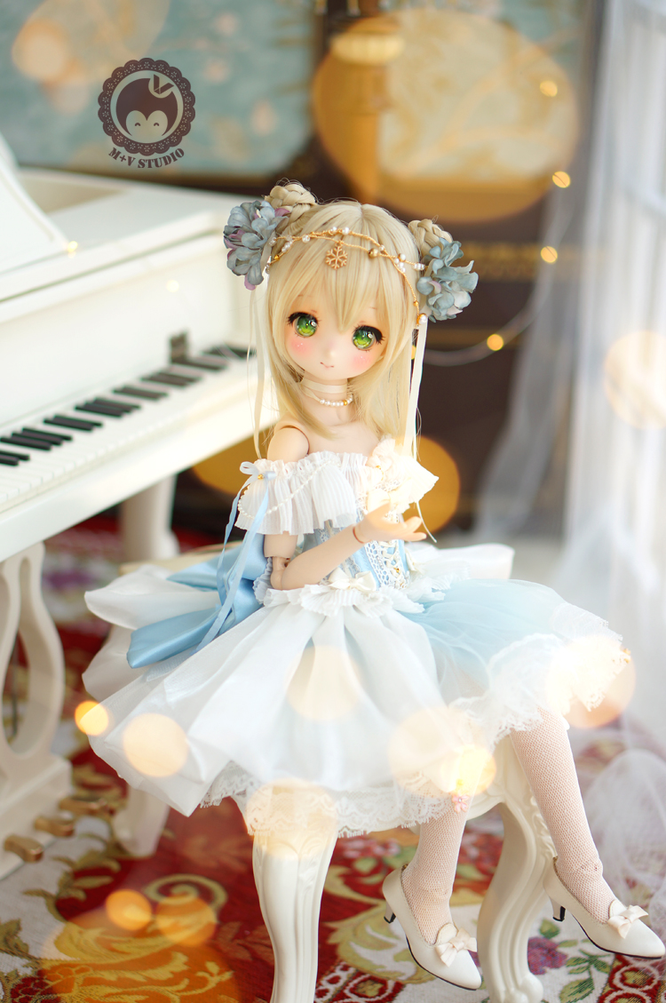 Summer princess dress(Blue) 40cm(MSD/MDD)｜DOLK（ドルク）