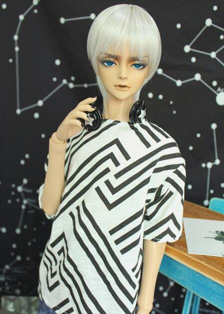 loosely T-shirt (monochrome) 60cm(SD13)｜DOLK（ドルク）