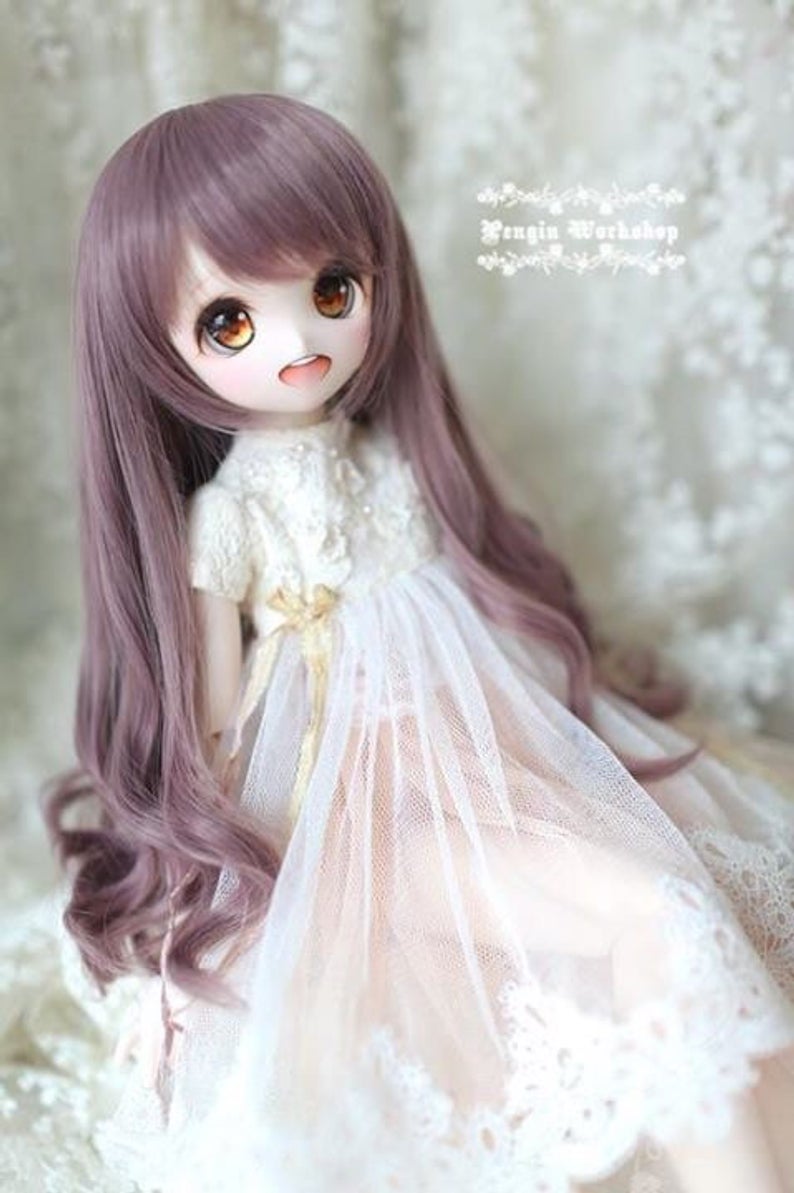 heat resistant wig - Macaron -Wine Purple（8-9inch）｜DOLK（ドルク）