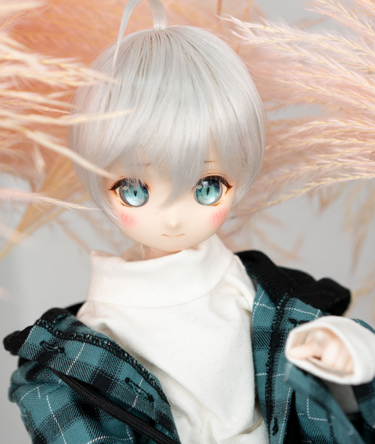 ショートウィッグ(アホ毛付き)【Silverwhite】 - 8-9inch｜DOLK（ドルク）