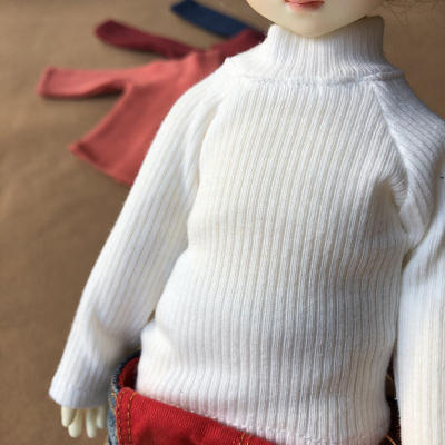 ハイネックニットシャツ（白） 30cm｜DOLK（ドルク）