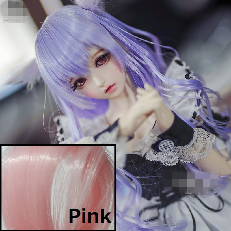 ロングカール(Pink) - 8-9inch｜DOLK（ドルク）