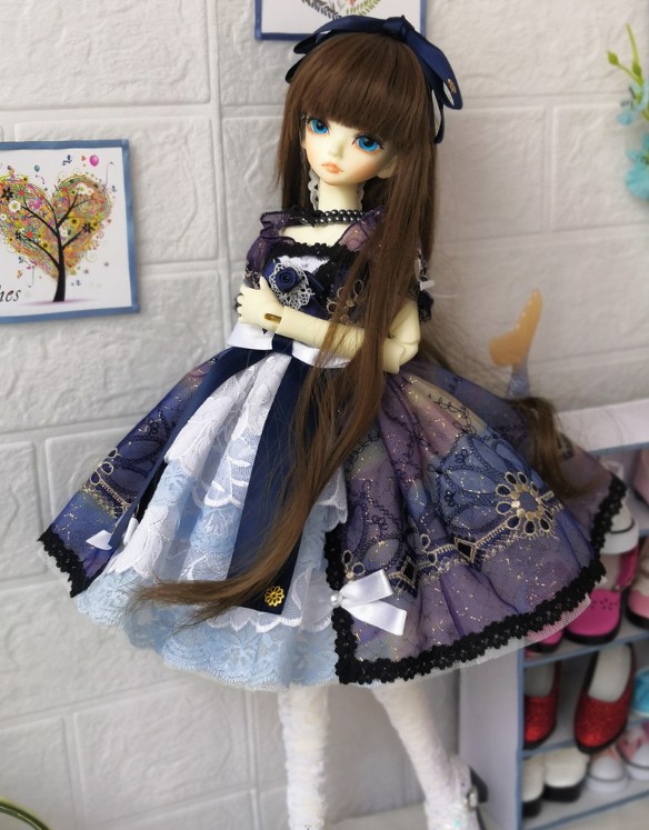 Starry sky Lolita Dress 40cm(MSD,MDD)｜DOLK（ドルク）