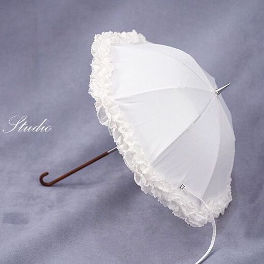 lolita日傘(White) 40cm(MSD,MDD)｜DOLK（ドルク）